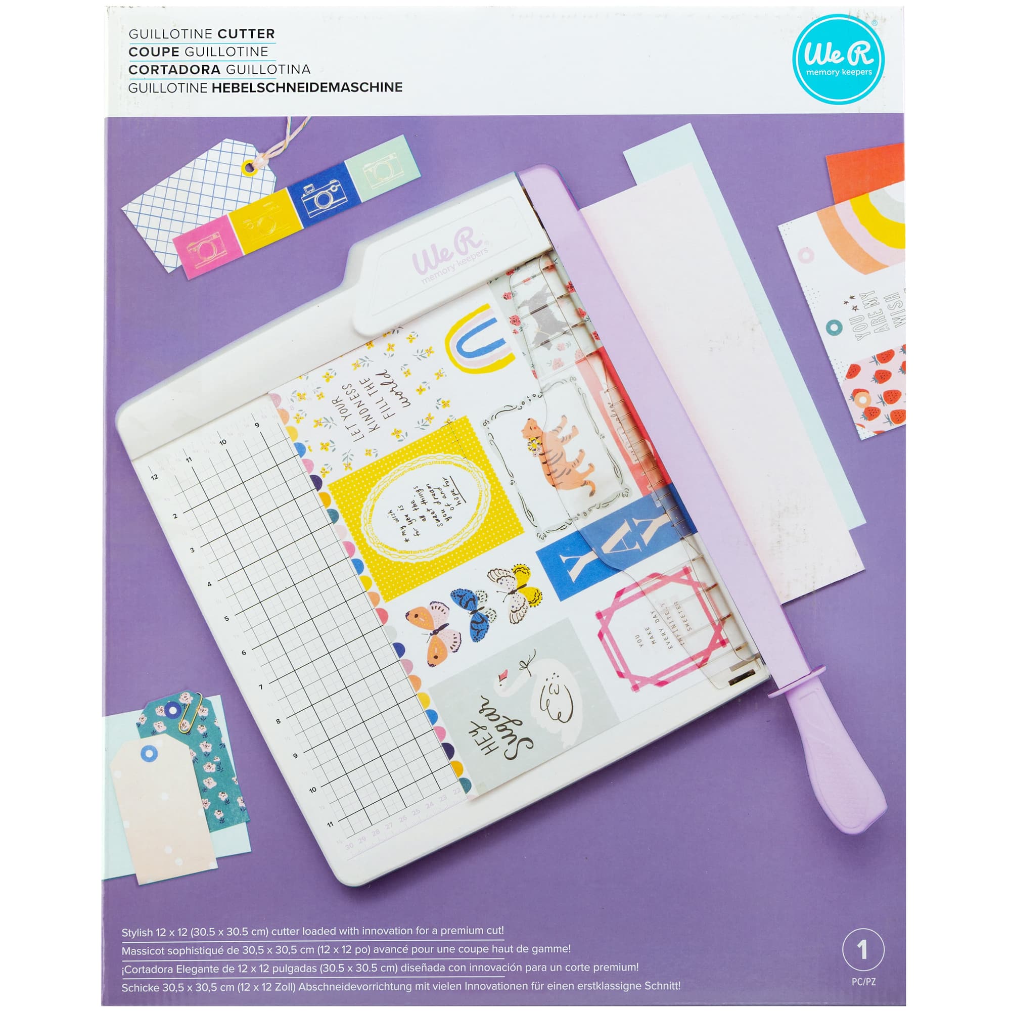 We R Memory Keepers® 12" x 12" Lilac Large Guillotine Cutter